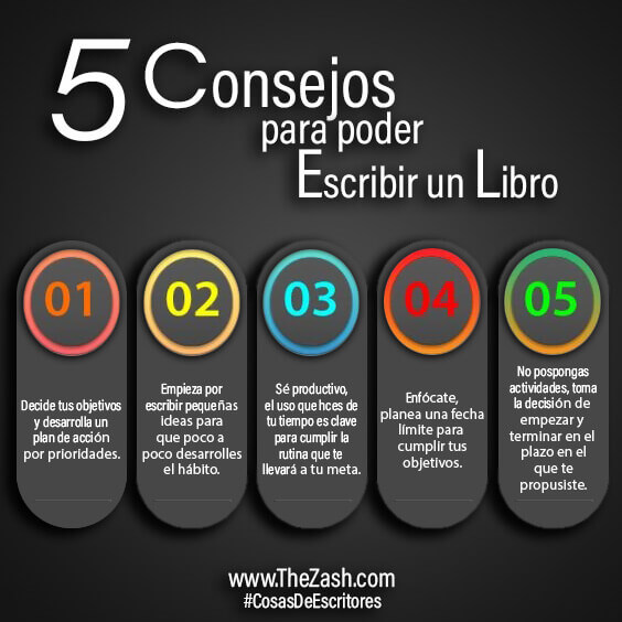 5 consejos para escribir tu libro